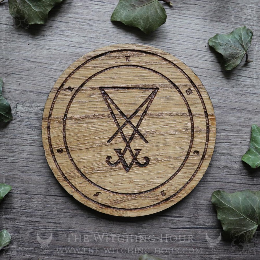 Ornement d'autel sigil de Lucifer