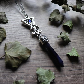 Sigil of Lucifer pendulum necklace