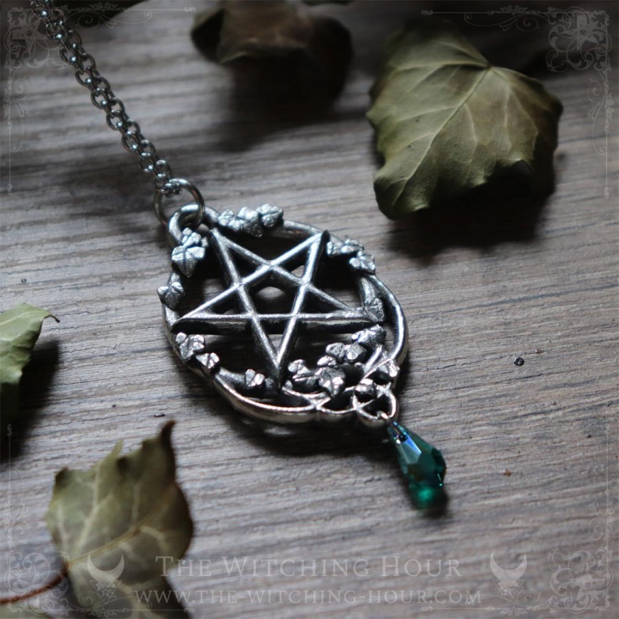 Elven pentagram pendant