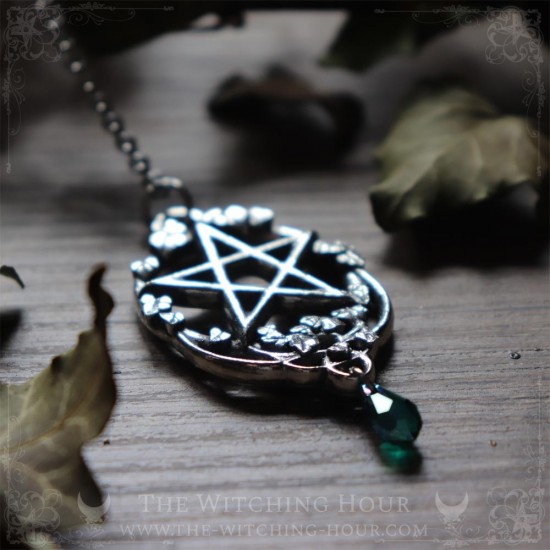 Elven pentagram pendant