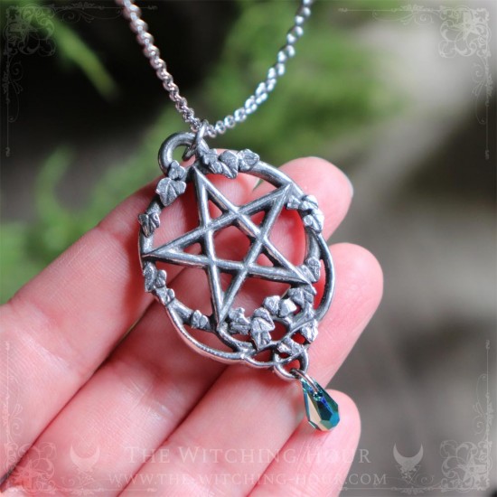 Elven pentagram pendant