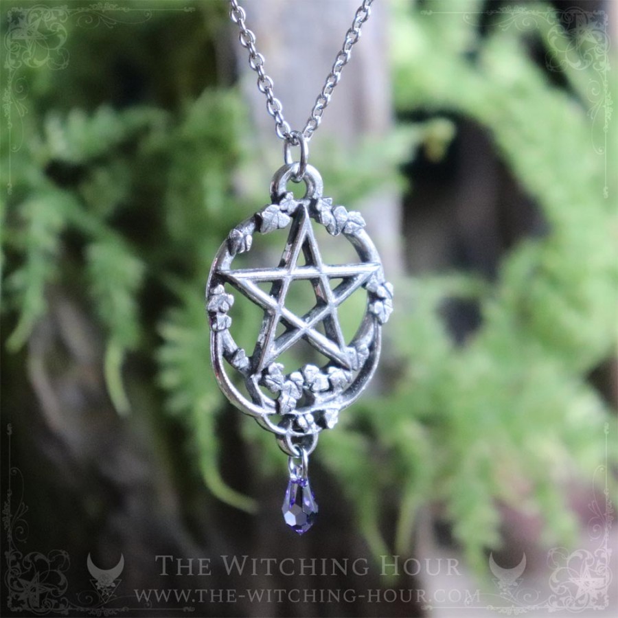 Elven pentagram pendant