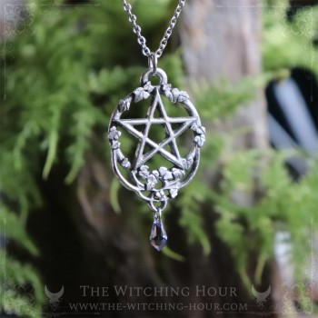 Elven pentagram pendant