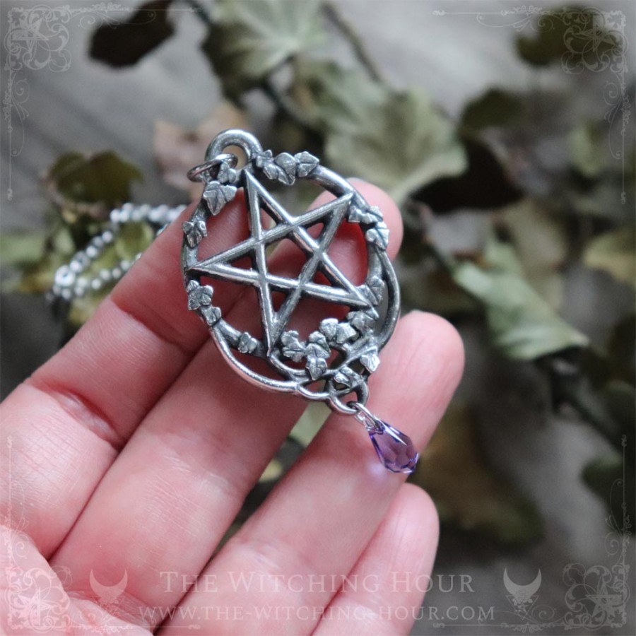 Elven pentagram pendant