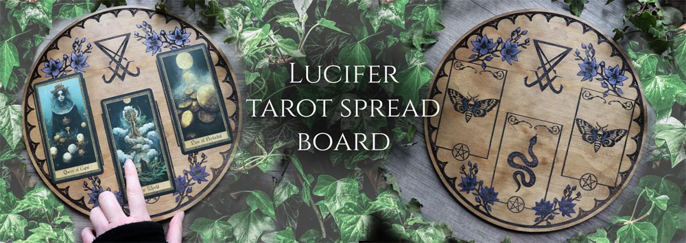 Lucifer tarot spread board